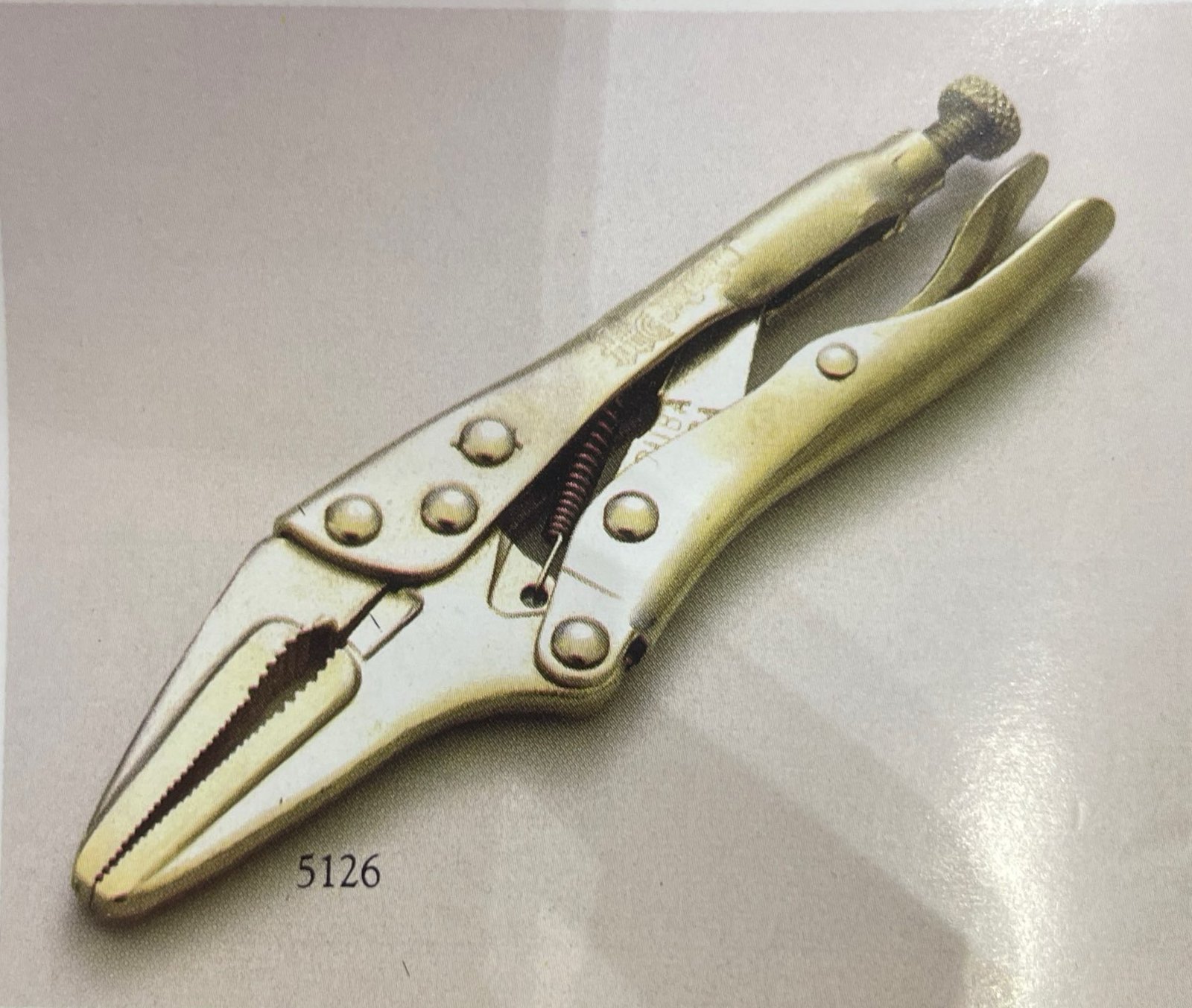 Long Nose Locking Pliers with Wire Cutter – Needle Nose Precision Grip