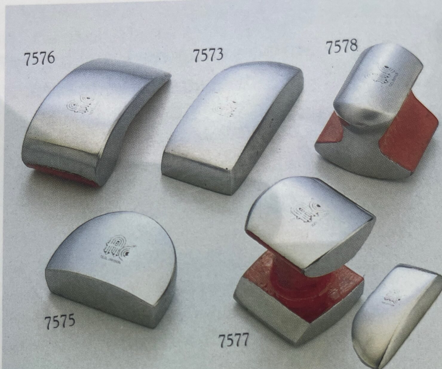 Full set of steel panel beating dollies