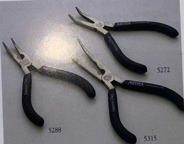 Curved Bent Nose Pliers – Serrated Jaws 5″ & 6″ (Codes 5272, 5288, 5315) for Tight-Space Use