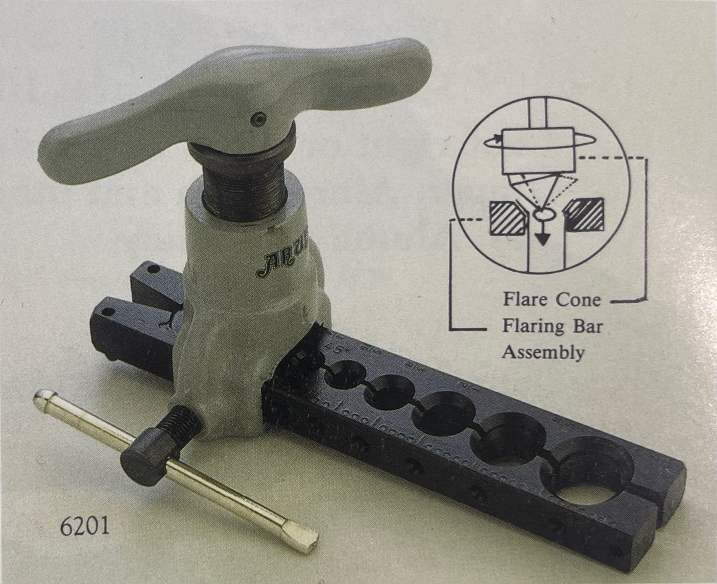 ARUBA 6201 Double Flaring Tool – 45° SAE & Metric Copper Tube Flaring Kit