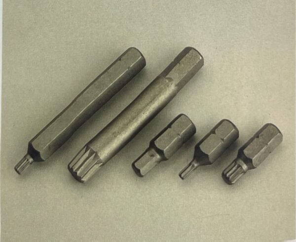 3/8 inch Hex Shank Screwdriver Bits – Hex, Spline, Torx – 30mm & 75mm