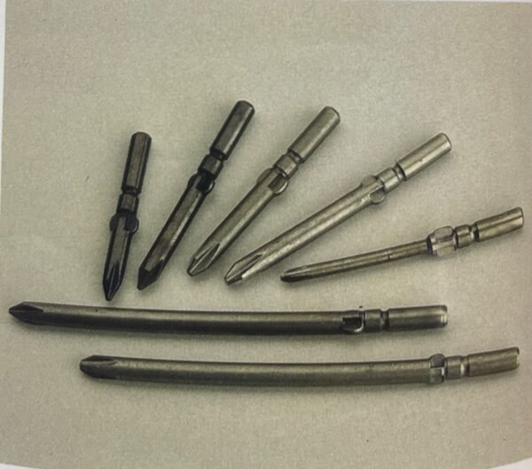 Phillips HOIS Bits – Chrome Vanadium, Round Shank 4mm & 5mm