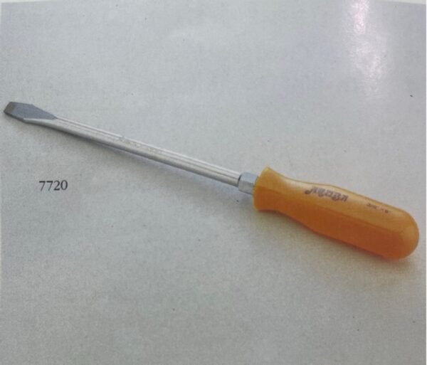 Chrome Vanadium Slotted Screwdrivers Set with Hex Bolster and Stubby Types