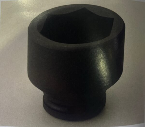 Metric 3/4 inch drive impact sockets with durable industrial finish